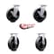 Service Caster 4465L1 FG4465L10000 Rubbermaid Locking Replacement Caster Kit, 4PK RUB-SCC-30CS820-GFNR-TLB-2-R-2 - alternate 6